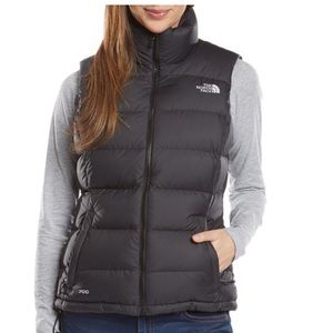 Black puffer North Face women’s vest